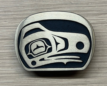 Stunning bronze belt buckle